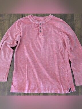 Gymboree Salmon Pink Henley 7/8